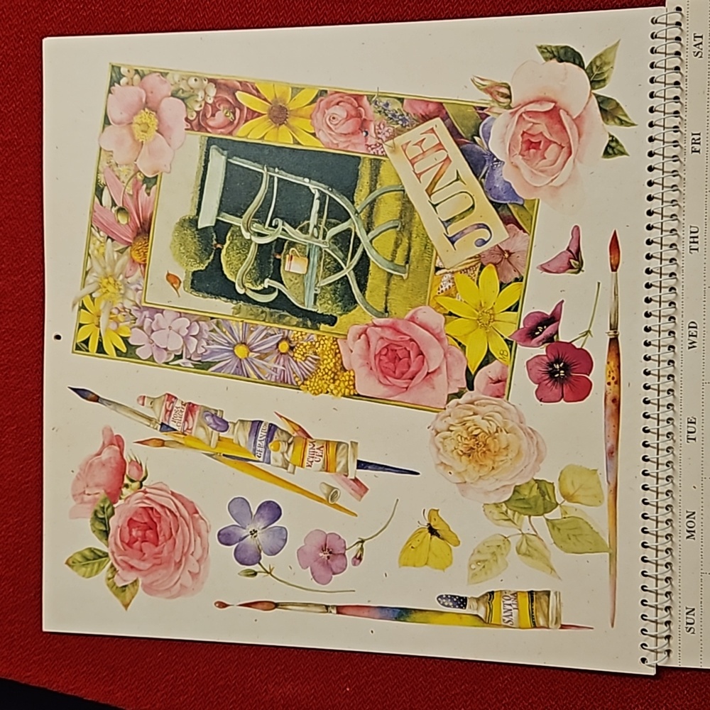 Marjolein Bastin Hallmark @2001 calendar UNUSED Nature's Sketchbook art craft - Picture 10 of 16